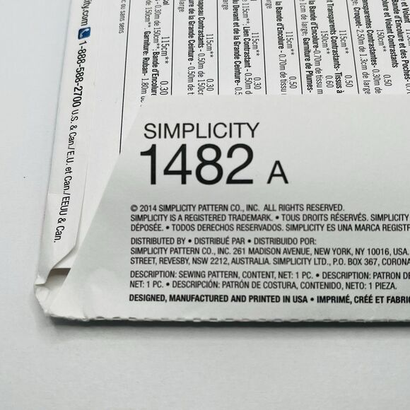 SIMPLICITY 1482 Dogs Clothes/Costumes 3 Sizes 7 looks PATTERN S-M-L Carla Reid’s - Picture 5 of 8